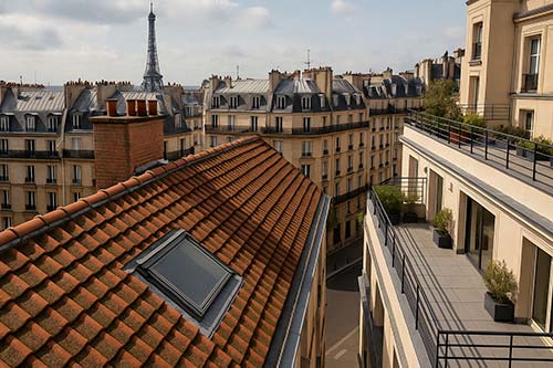 nettoyage toit terrasse toiture paris